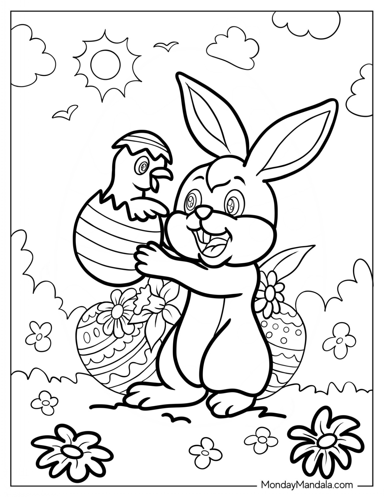 80+ Bunny Coloring Pages 80