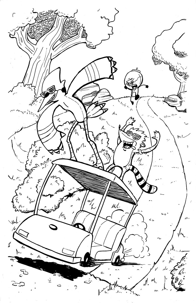 80 Regular Show Coloring Pages Printable 12