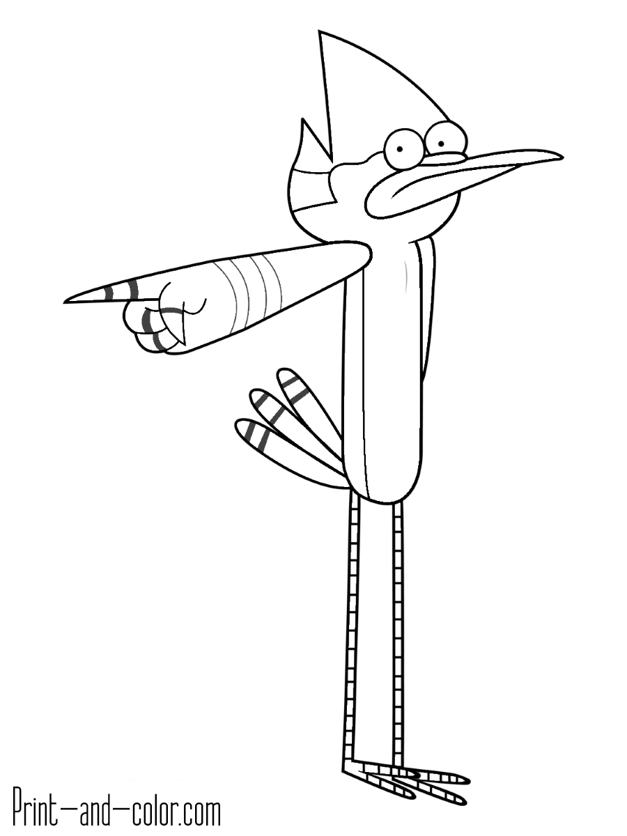 80 Regular Show Coloring Pages Printable 13