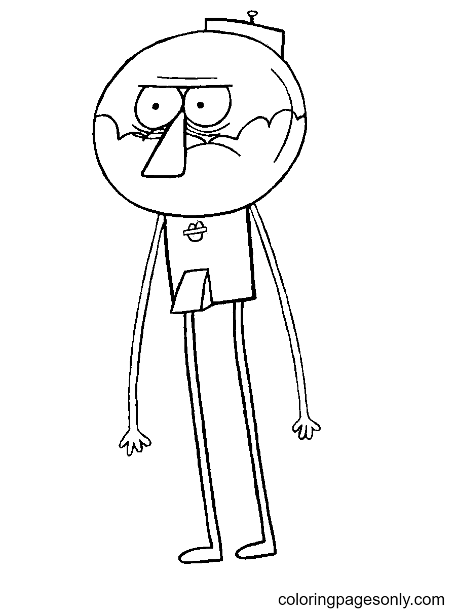 80 Regular Show Coloring Pages Printable 24