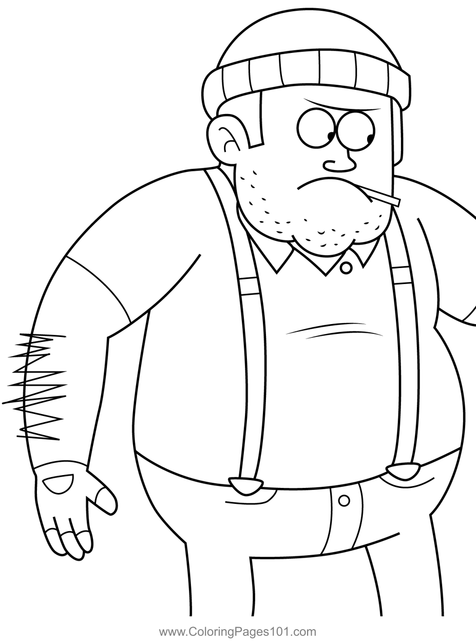 80 Regular Show Coloring Pages Printable 3