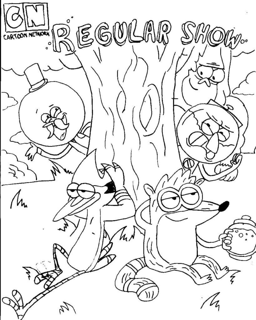 80 Regular Show Coloring Pages Printable 32