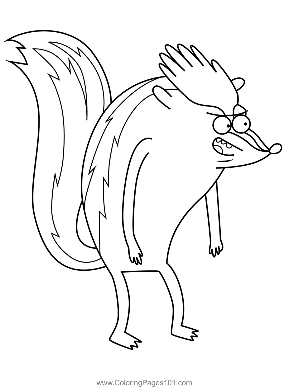 80 Regular Show Coloring Pages Printable 37