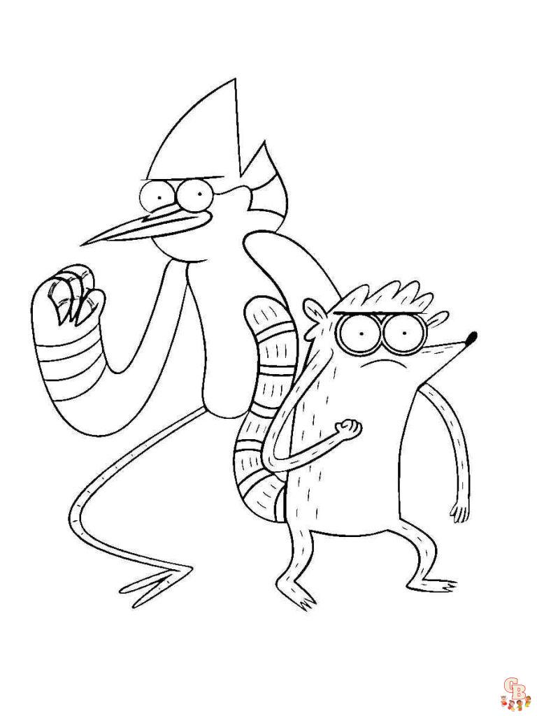 80 Regular Show Coloring Pages Printable 41