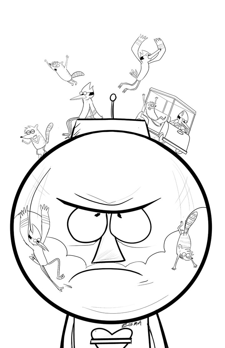 80 Regular Show Coloring Pages Printable 47