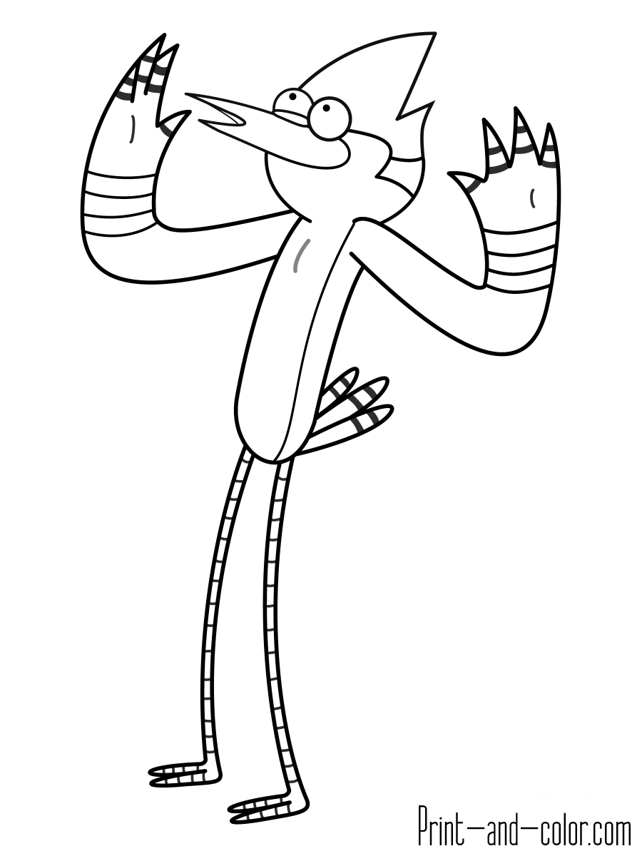 80 Regular Show Coloring Pages Printable 56