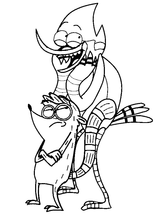 80 Regular Show Coloring Pages Printable 61