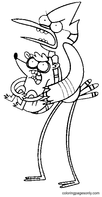 80 Regular Show Coloring Pages Printable 62