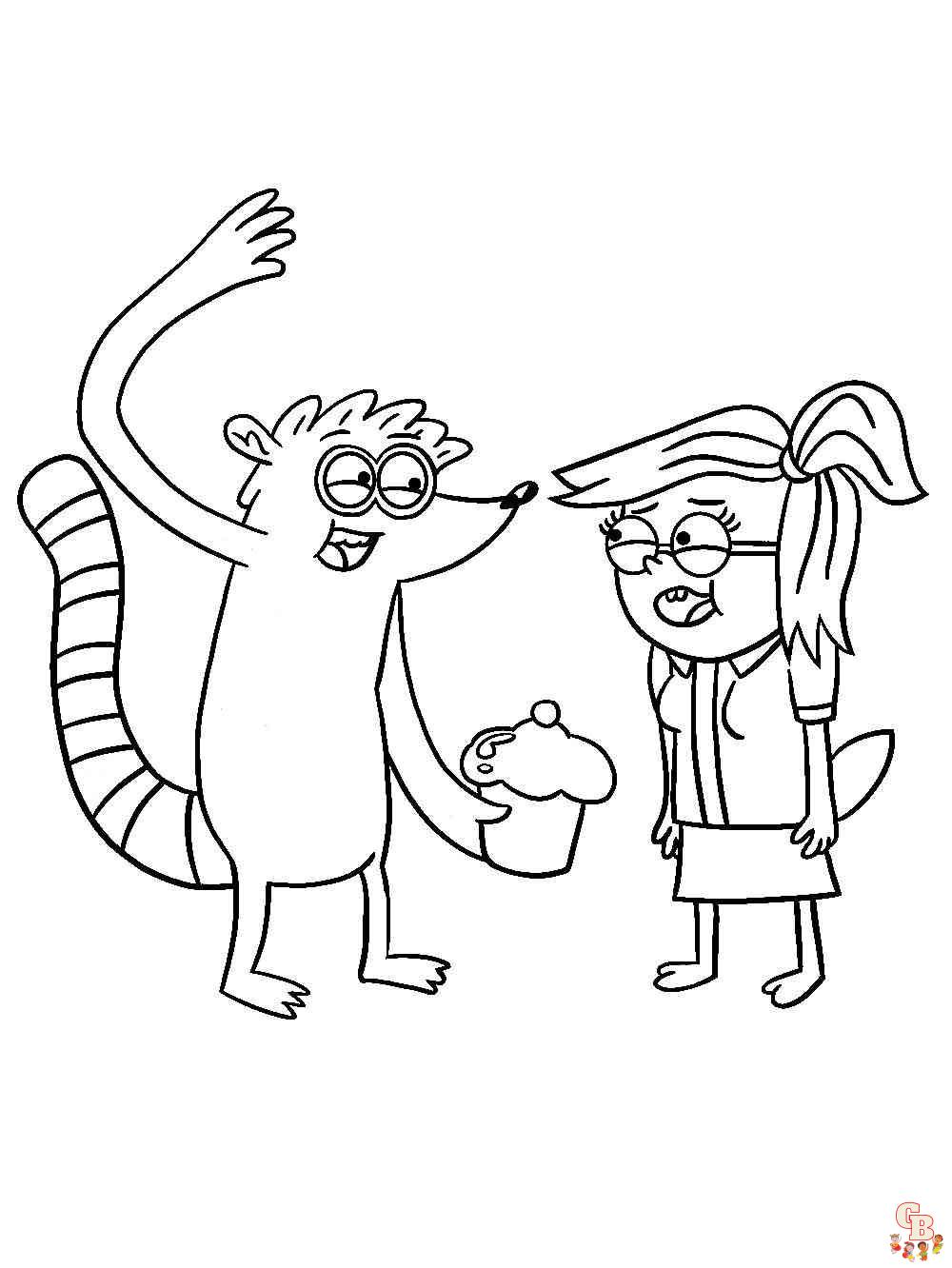 80 Regular Show Coloring Pages Printable 70