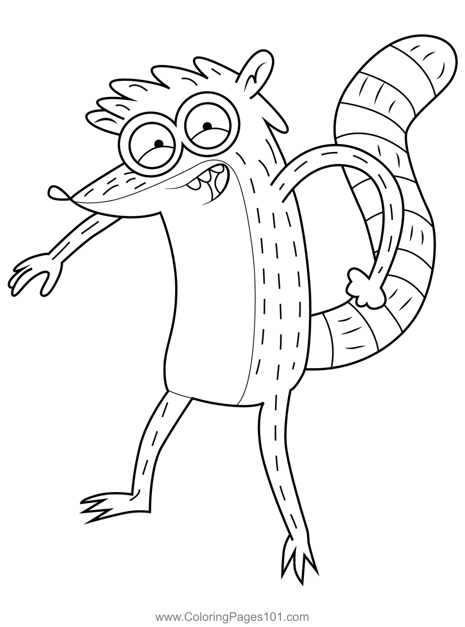 80 Regular Show Coloring Pages Printable 73