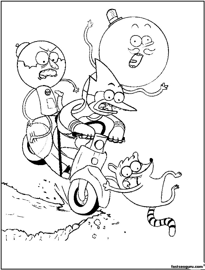 80 Regular Show Coloring Pages Printable 8