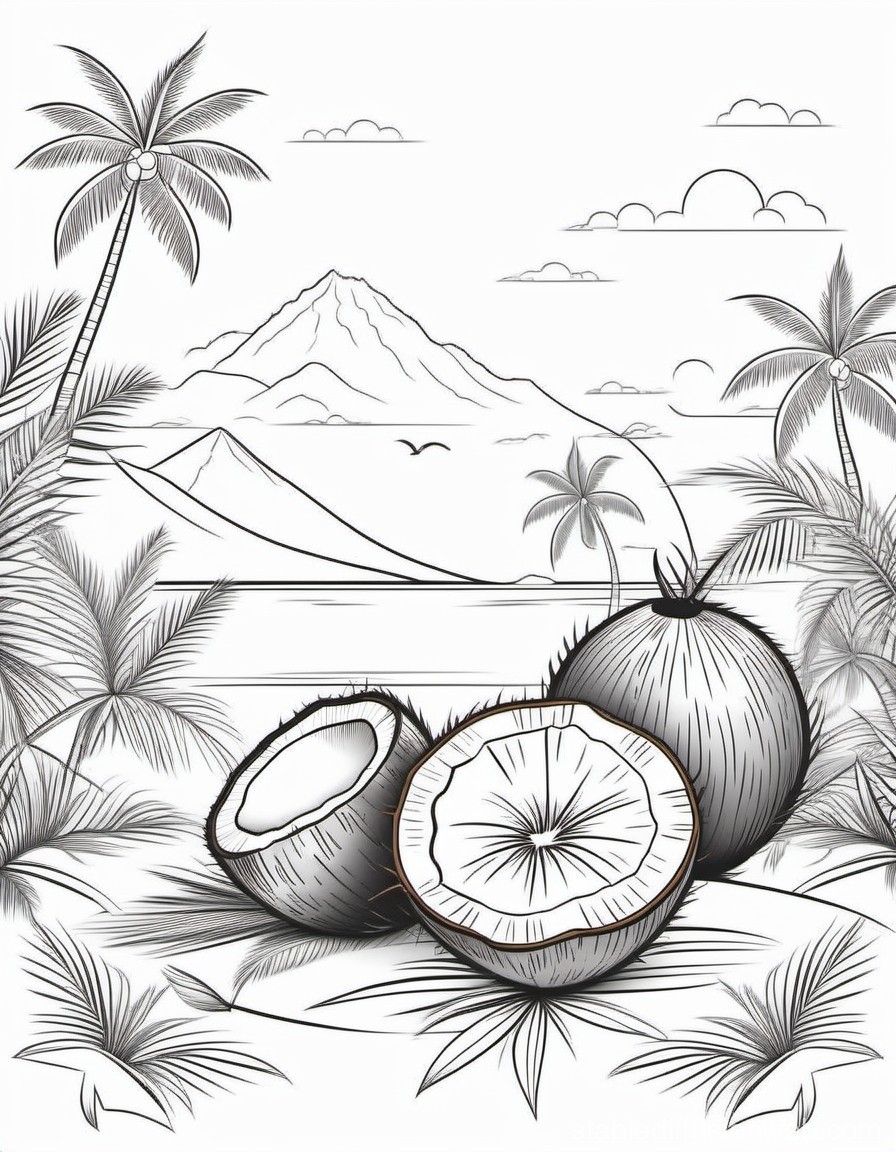 98 Palm Tree Coloring Pages Free Printable 12