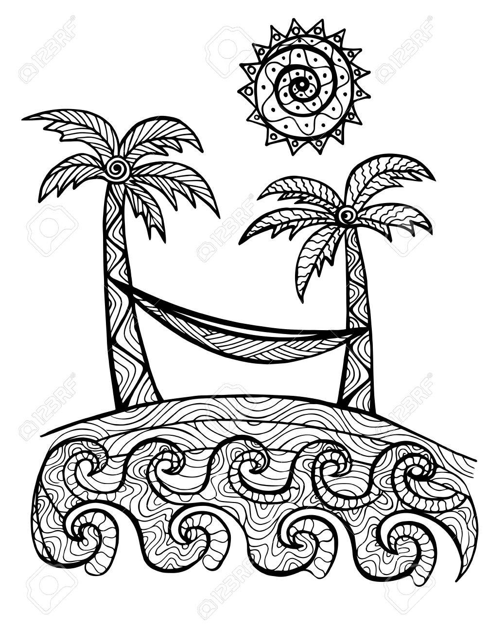 98 Palm Tree Coloring Pages Free Printable 19