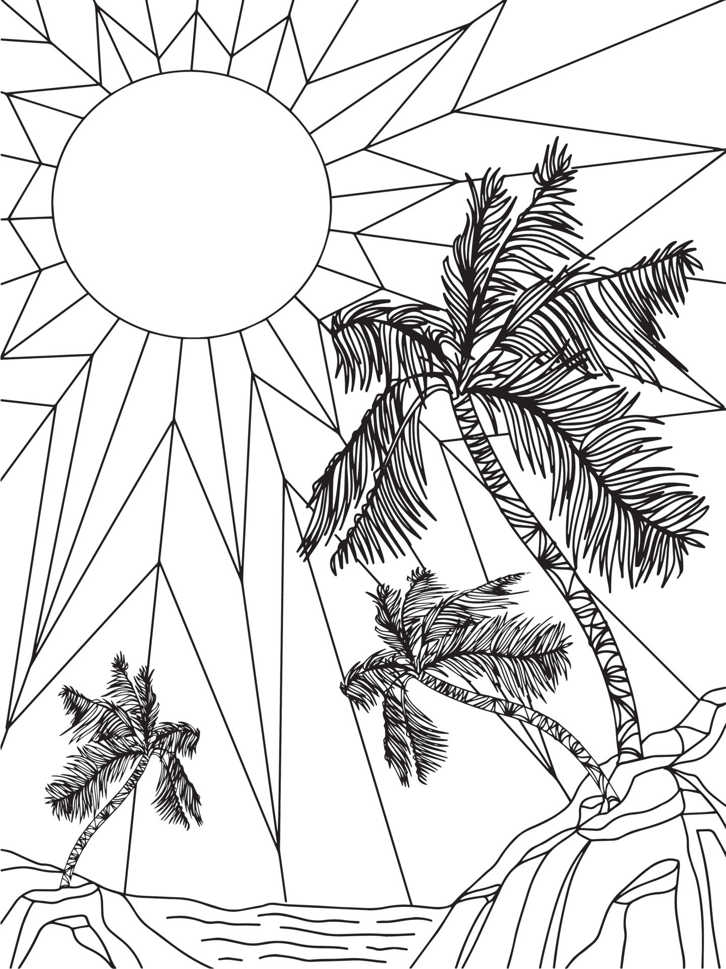 98 Palm Tree Coloring Pages Free Printable 26