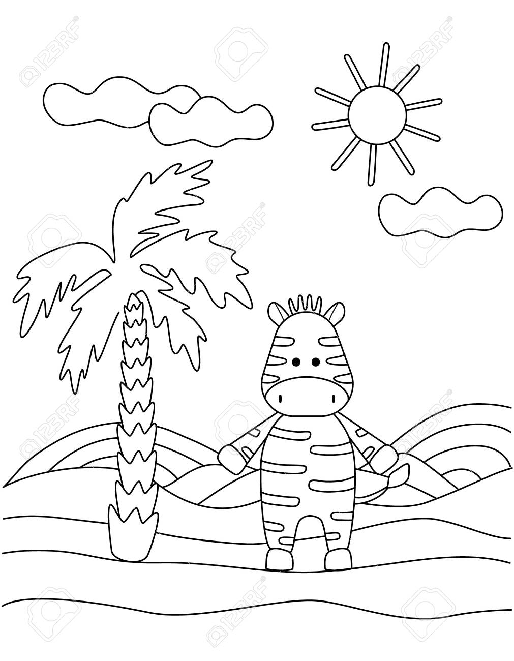 98 Palm Tree Coloring Pages Free Printable 35