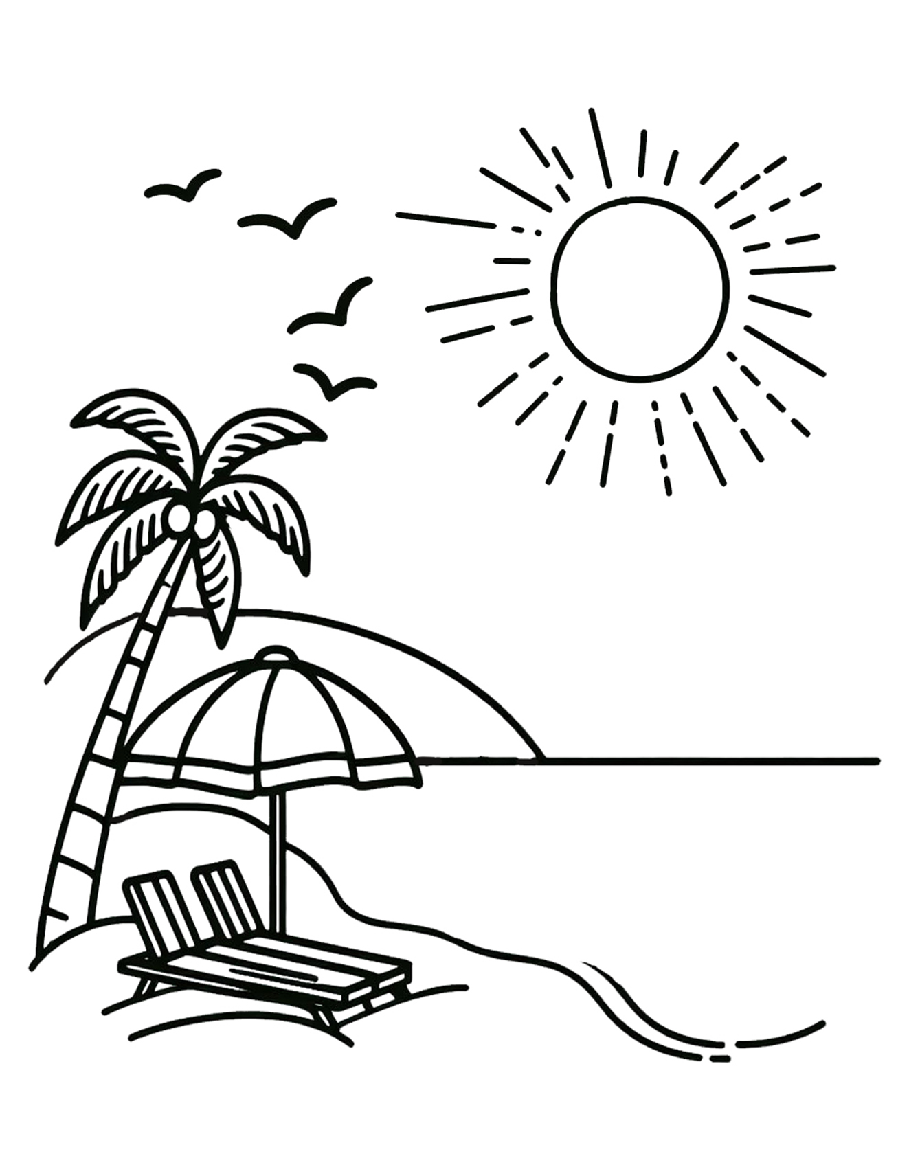 98 Palm Tree Coloring Pages Free Printable 45