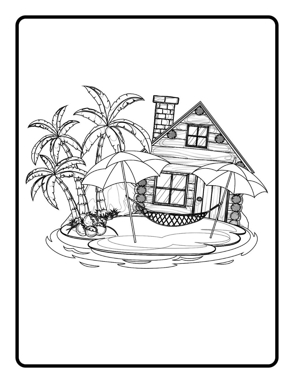 98 Palm Tree Coloring Pages Free Printable 73