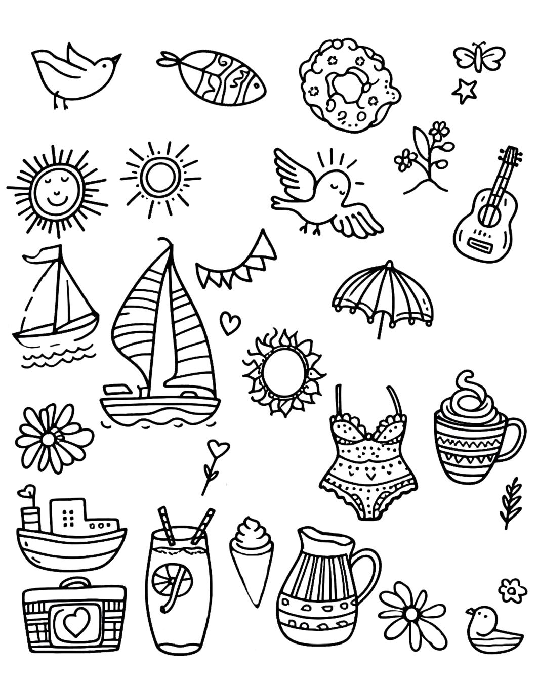 98 Palm Tree Coloring Pages Free Printable 9