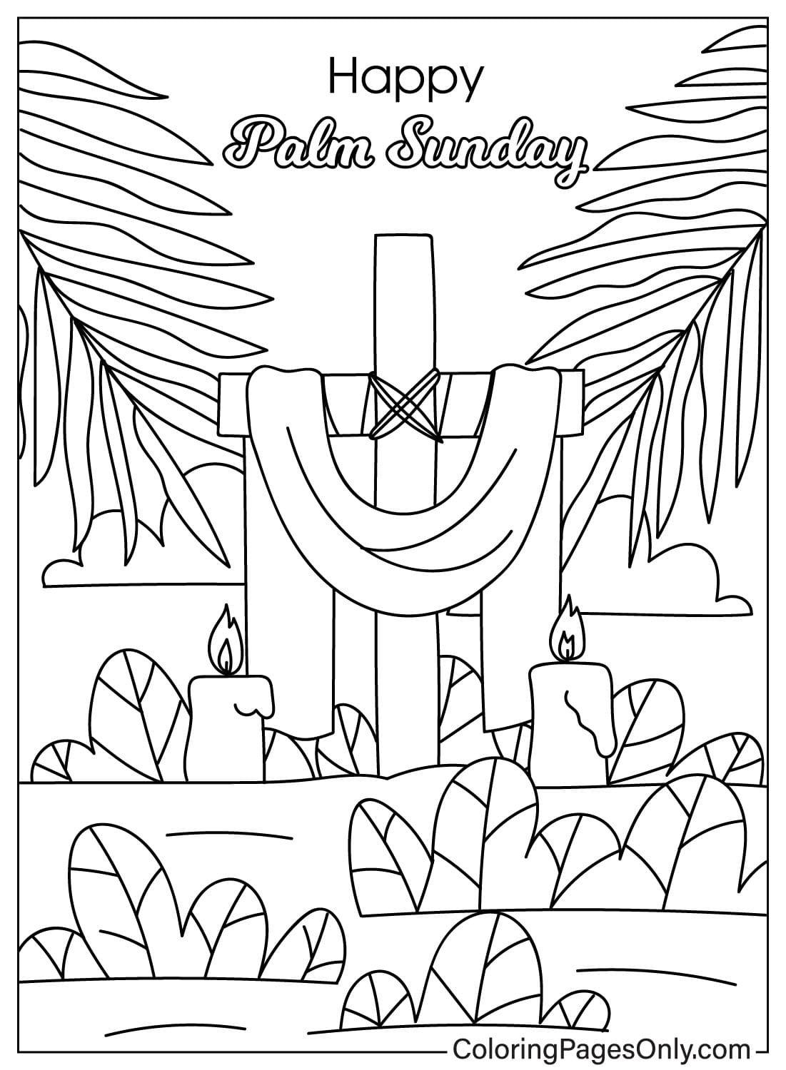 98 Palm Tree Coloring Pages Free Printable 92