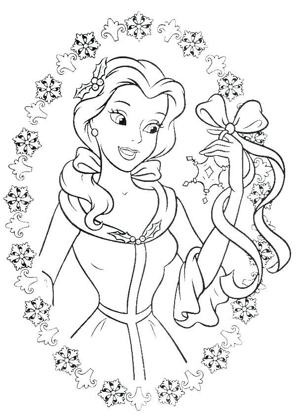 100 Free Belle Coloring Pages for Kids Printable 34