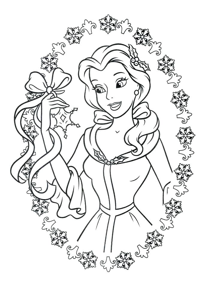 100 Free Belle Coloring Pages for Kids Printable 69