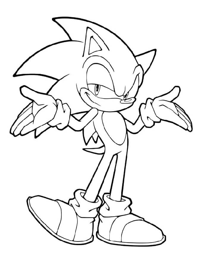 102 Monster Sonic Coloring Pages Printable