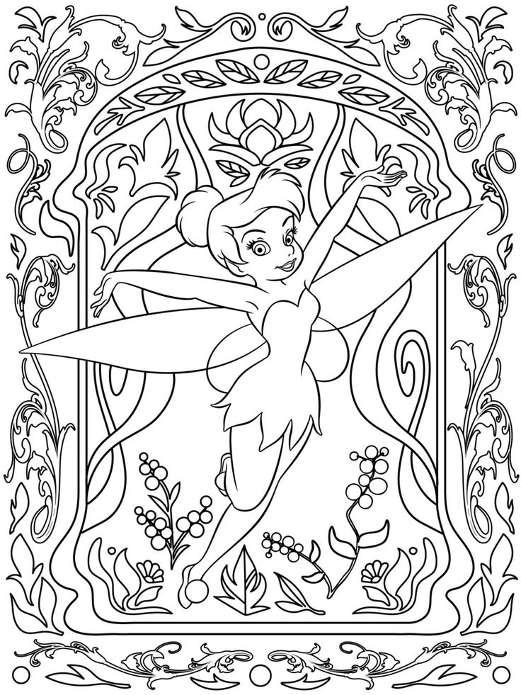 105 Disney Coloring Pages for Adults Printable 1