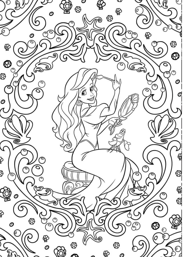 105 Disney Coloring Pages for Adults Printable 18