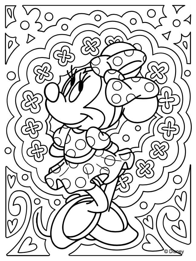 105 Disney Coloring Pages for Adults Printable 21