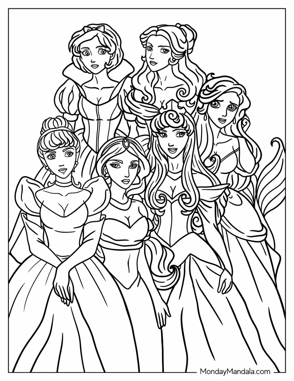 105 Disney Coloring Pages for Adults Printable 37