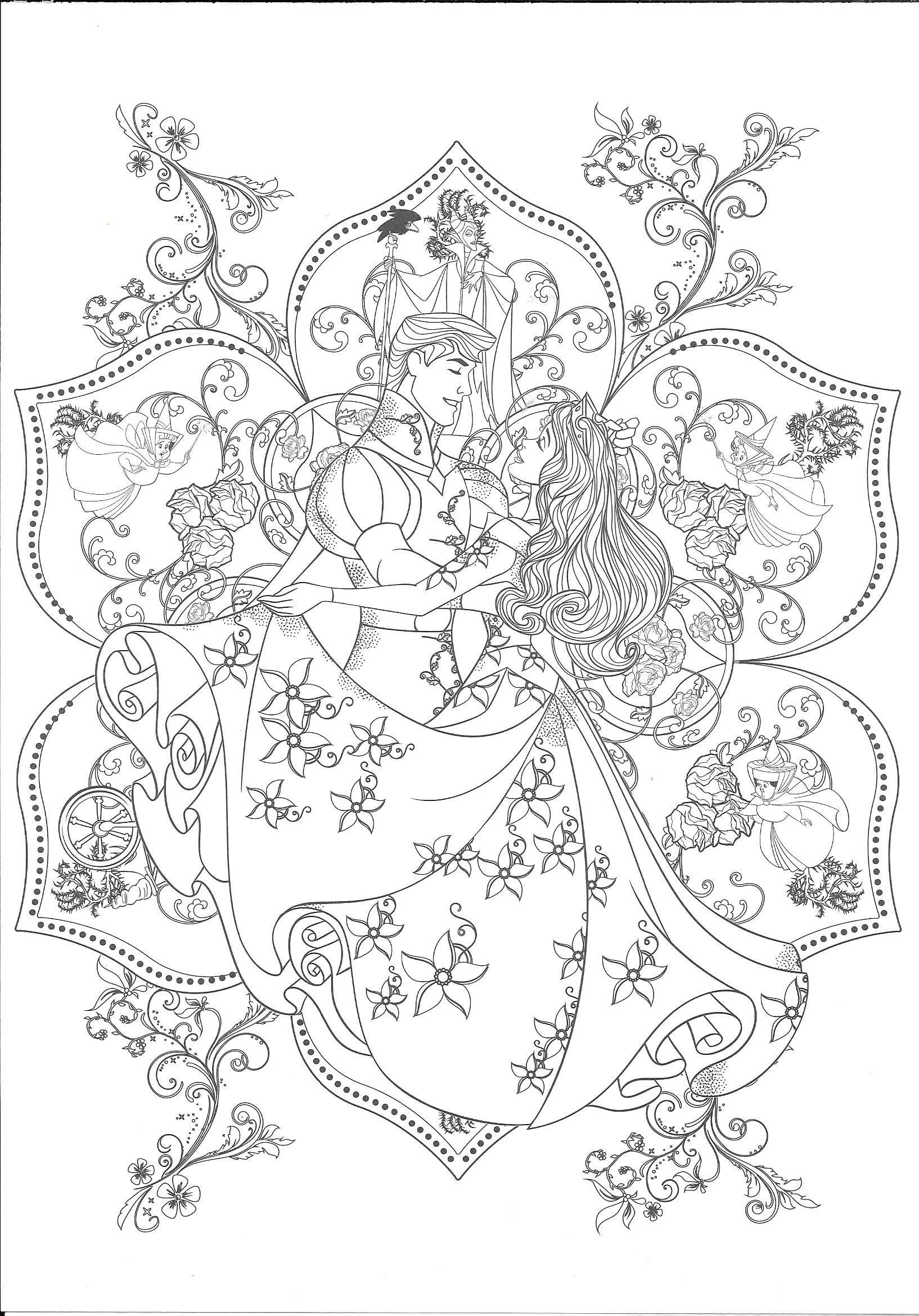 105 Disney Coloring Pages for Adults Printable 53