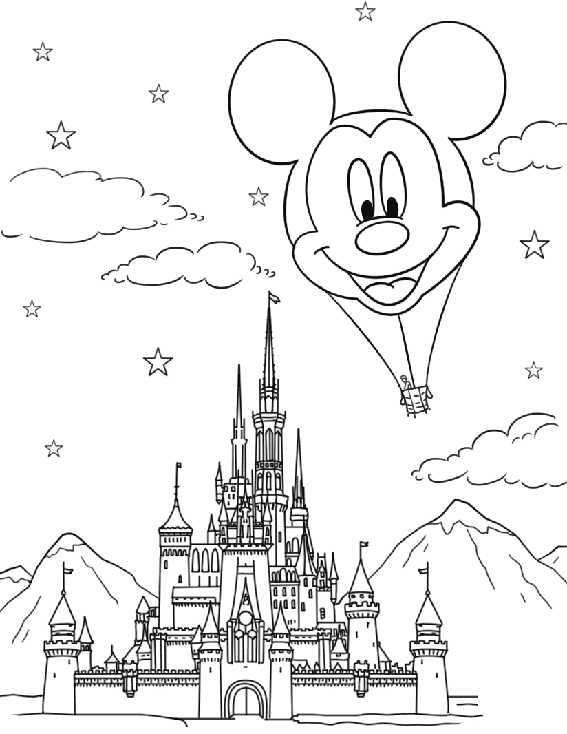 105 Disney Coloring Pages for Adults Printable 55