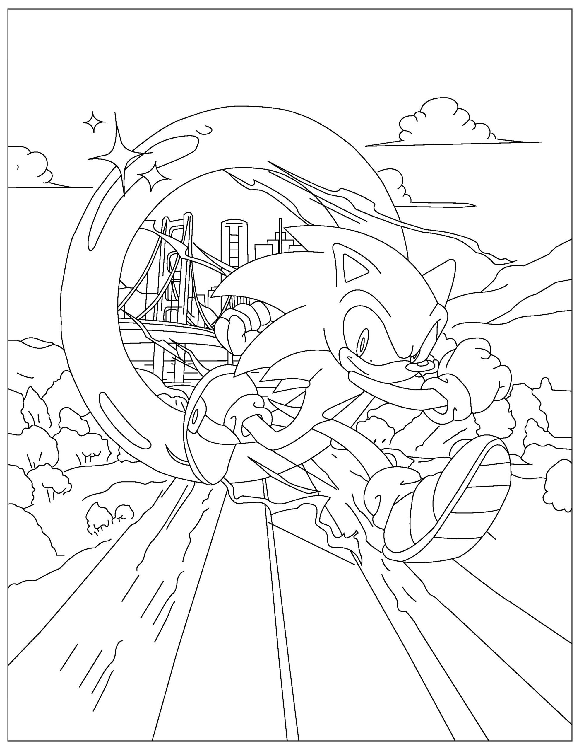 108 Sonic Chaos Emeralds Coloring Pages Printable