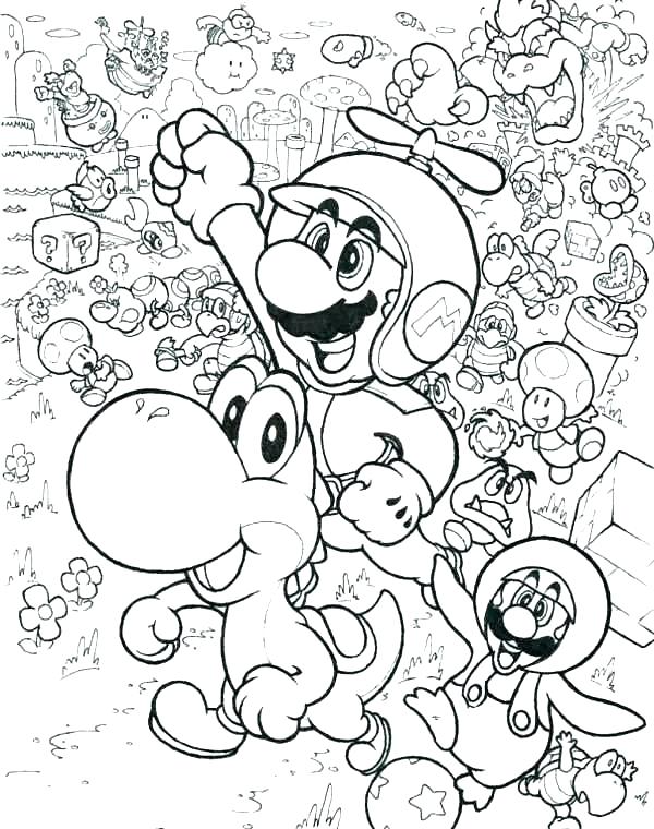 109 Mario Kart Coloring Pages Printable 103