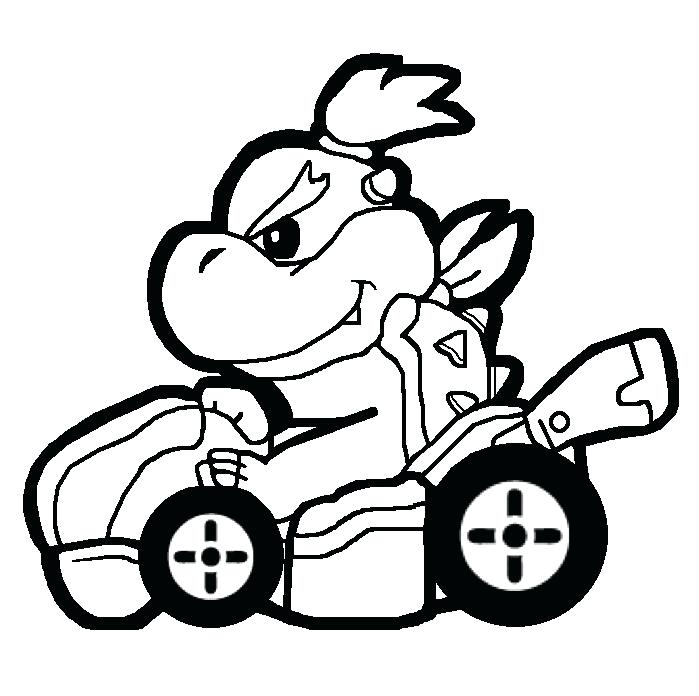 109 Mario Kart Coloring Pages Printable 19