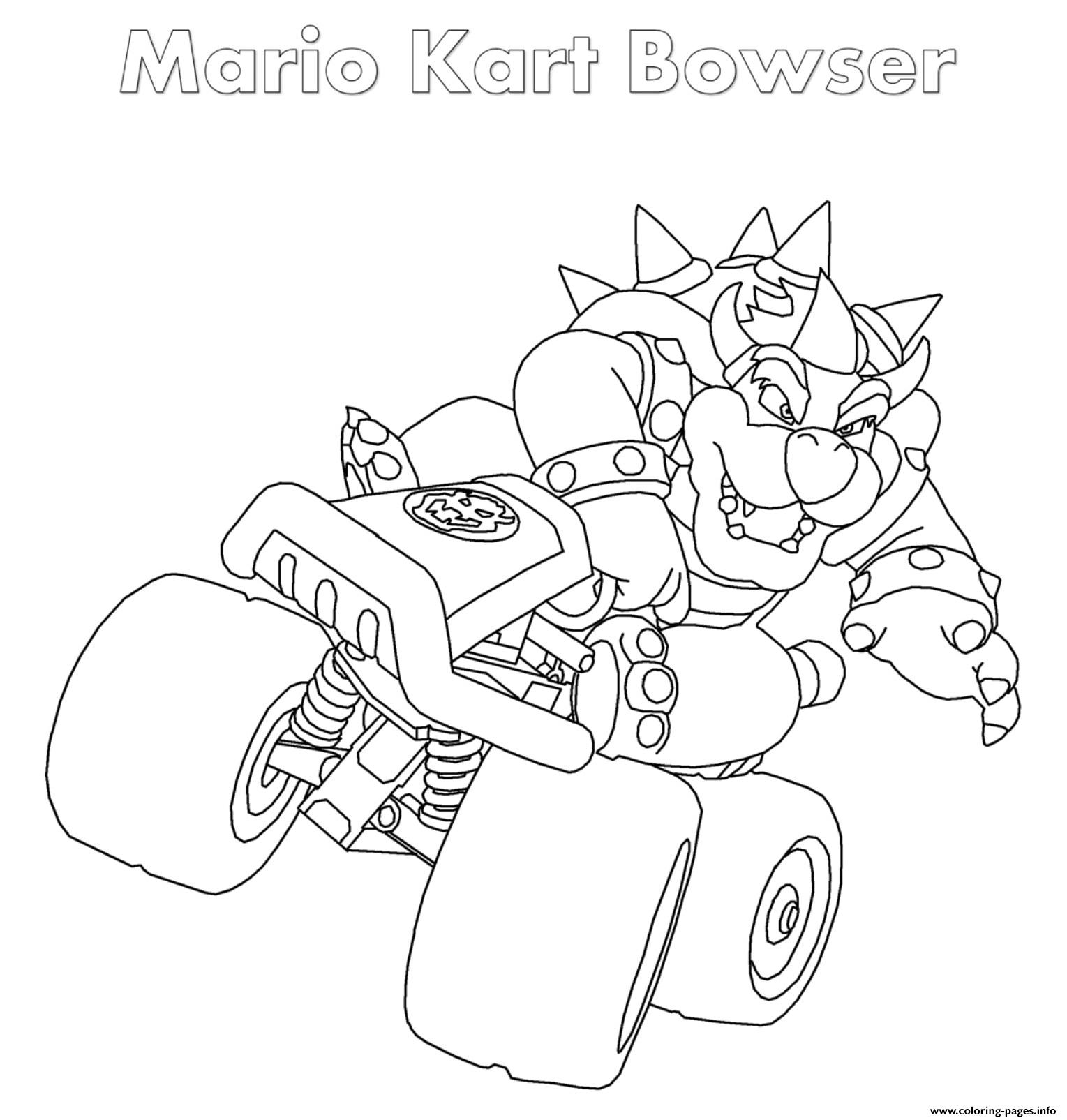 109 Mario Kart Coloring Pages Printable 26