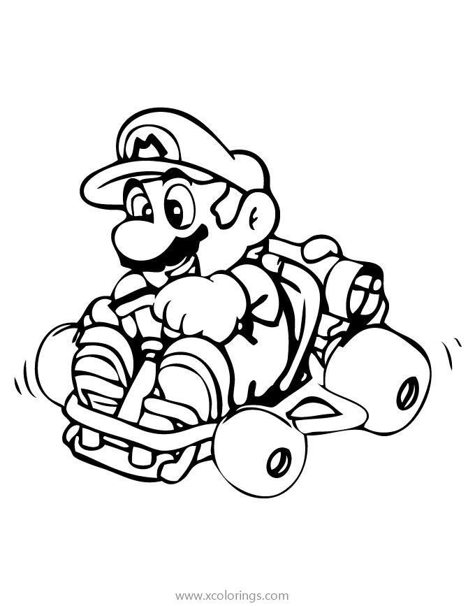 109 Mario Kart Coloring Pages Printable 35