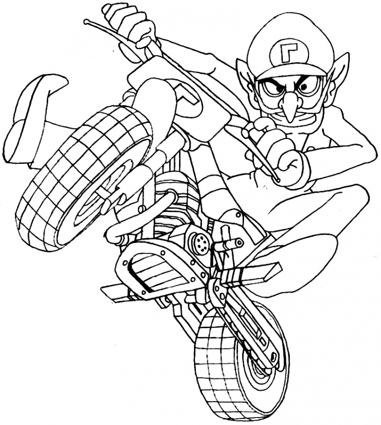 109 Mario Kart Coloring Pages Printable 36