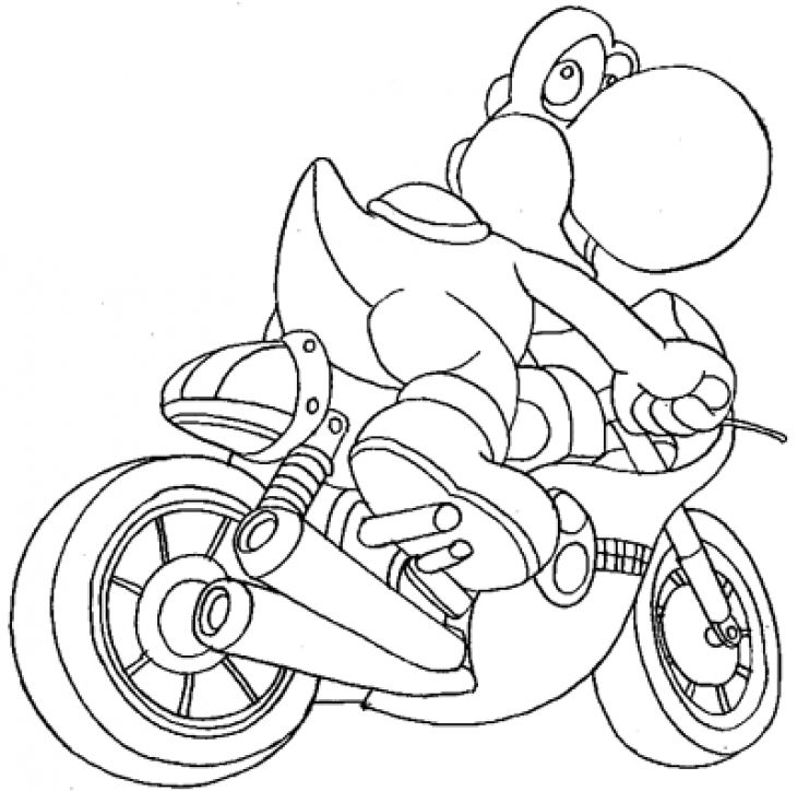 109 Mario Kart Coloring Pages Printable 37