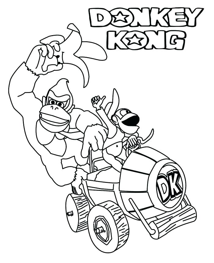 109 Mario Kart Coloring Pages Printable 41