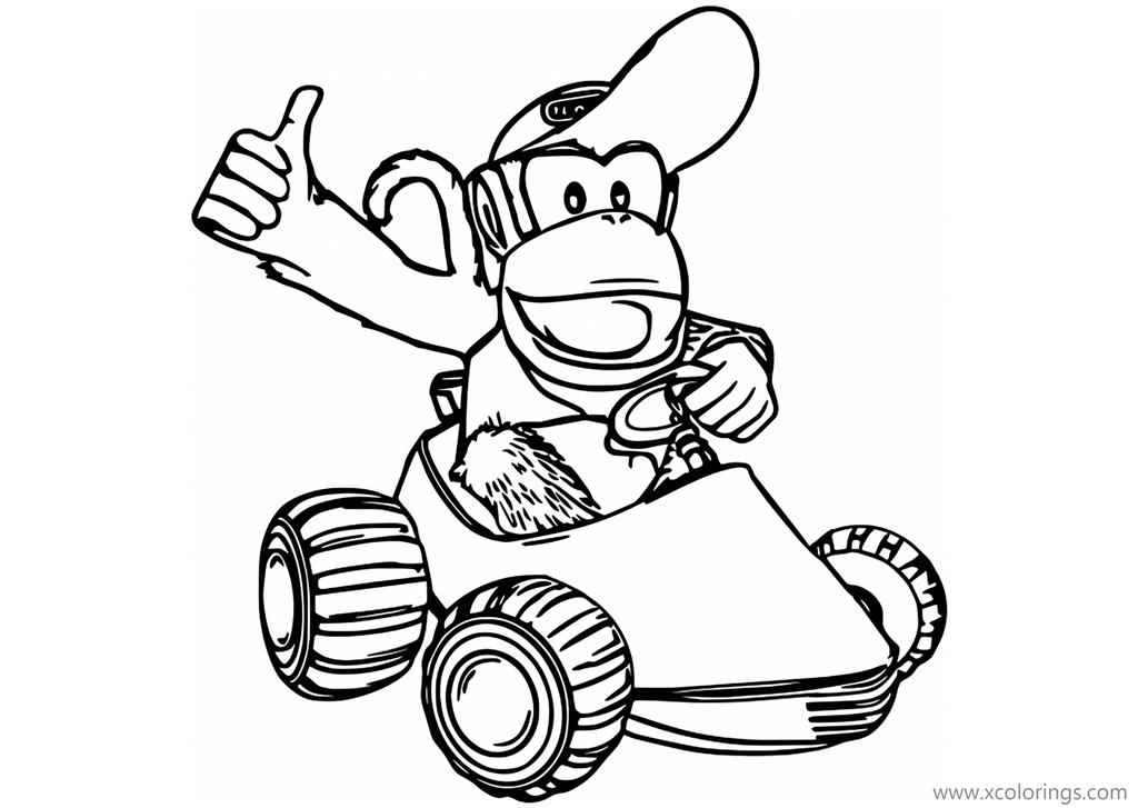 109 Mario Kart Coloring Pages Printable 51