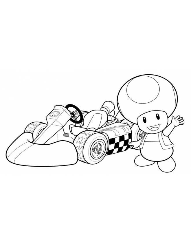 109 Mario Kart Coloring Pages Printable 59