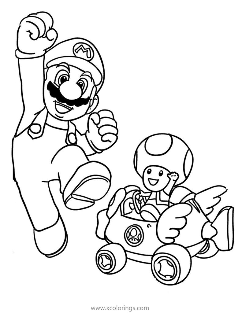 109 Mario Kart Coloring Pages Printable 67