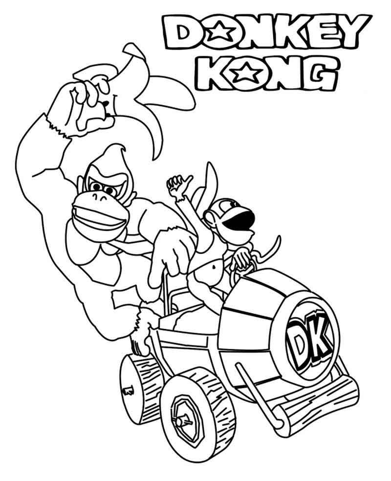 109 Mario Kart Coloring Pages Printable 71