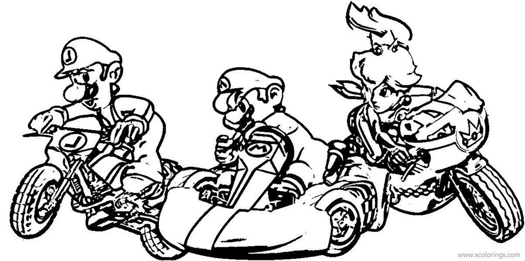 109 Mario Kart Coloring Pages Printable 81