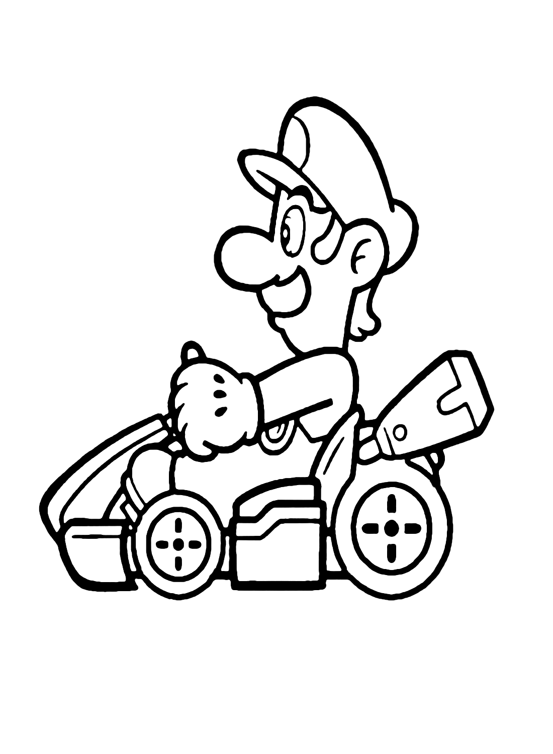 109 Mario Kart Coloring Pages Printable 86