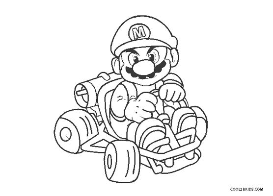 109 Mario Kart Coloring Pages Printable 94