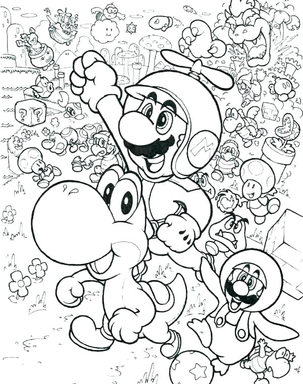 109 Mario Kart Coloring Pages Printable 97