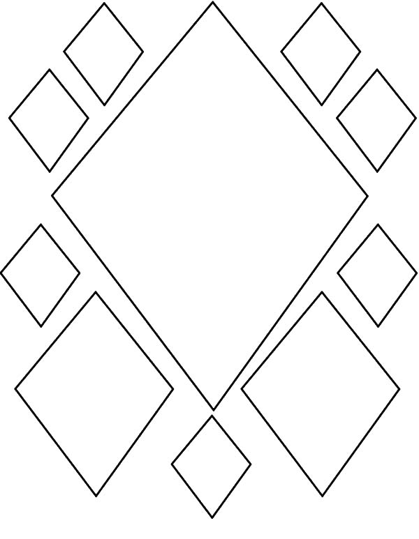 109 Sparkling Diamond Coloring Pages Printable 108