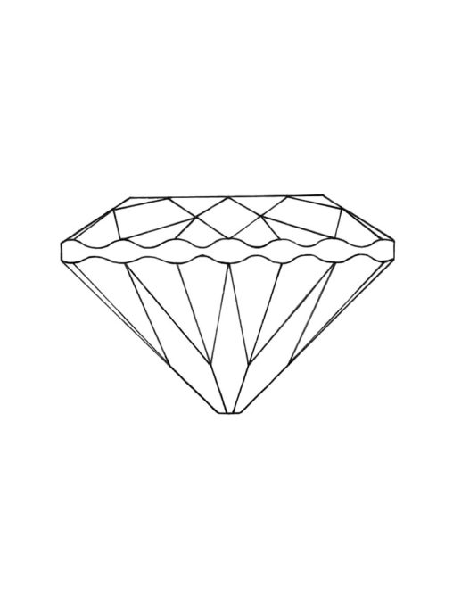 109 Sparkling Diamond Coloring Pages Printable 15